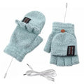 Electric Heating Gloves Hand Warmer Gloves Heater Rechargeable USB Reusable Laptop Suitable for Sports Skiing Winter Warm Gloves