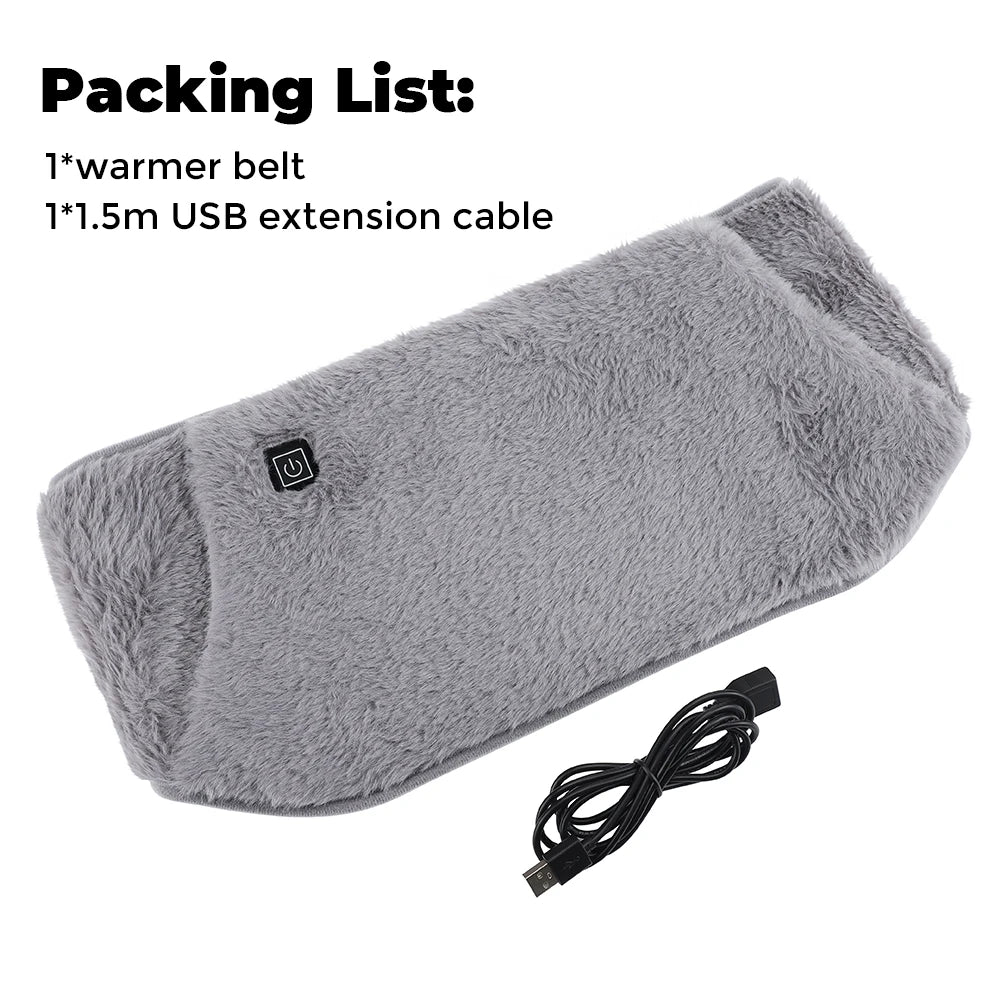 Uterus Warming Belt Electric 65℃ Heated Waist Warmer 3 Levels Cold Protection Artifact Graphene Heating Rechargeable Hand Warmer