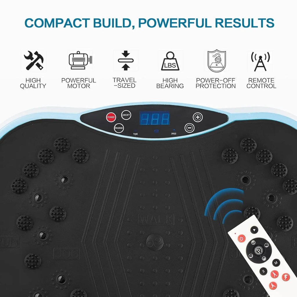 Vibration Slimming Plate Exercise Machine Whole Body Fitness Vibration Platform Home Training Equipment for Recovery & Wellness