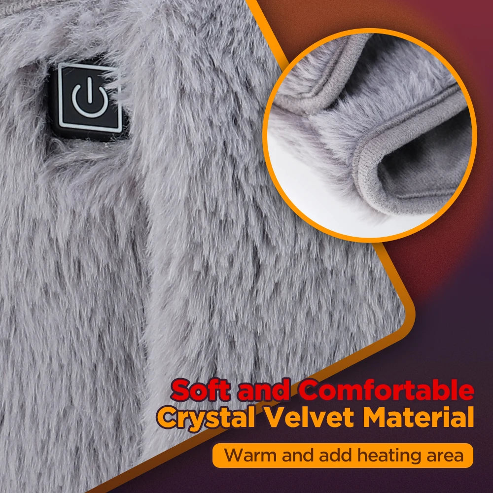 Uterus Warming Belt Electric 65℃ Heated Waist Warmer 3 Levels Cold Protection Artifact Graphene Heating Rechargeable Hand Warmer