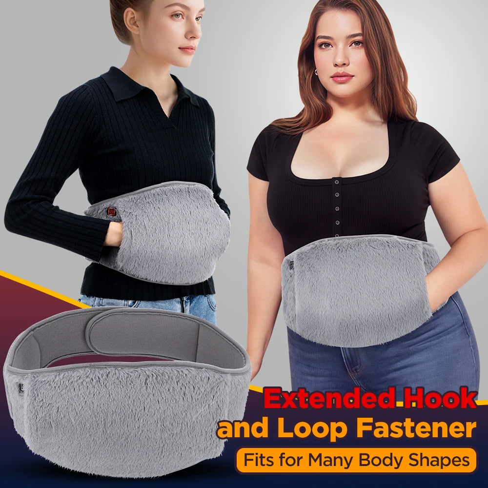 Uterus Warming Belt Electric 65℃ Heated Waist Warmer 3 Levels Cold Protection Artifact Graphene Heating Rechargeable Hand Warmer